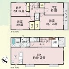 Ａ号棟
ＬＤＫ約１９．２５帖の広々空間♪
カースペースは嬉しい２台分♪