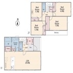 ４ＬＤＫ！
シューズインクローゼットやパントリーなど収納豊富♪