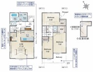 2号棟◆3LDK+パントリー+2WIC+屋根裏収納+カースペース
パントリーがあり、食料品や日用品のストックをまとめ買いしてもすっきり収納でき、キッチン周りを常にキレイに保てます♪
